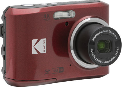 Kodak PIXPRO FZ45 Friendly Compact Φωτογραφική Μηχανή 16MP Οπτικού Ζουμ 4x με Οθόνη 2.7" Κόκκινη