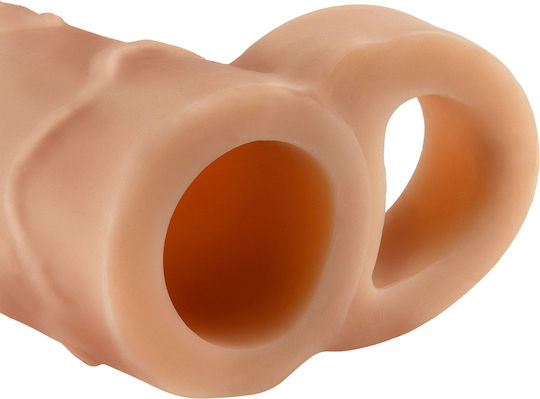 Pipedream Fantasy X-tensions Perfect Extension with Ball Strap Penis Extension Flesh 19cm
