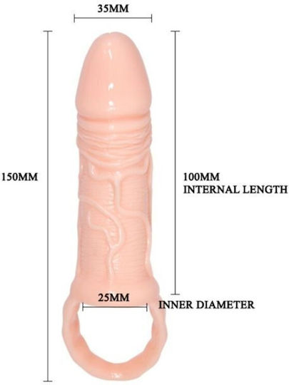 Baile Men Extension Уголемяване на пениса Телесен 15см D-226906