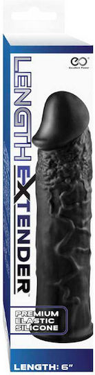 Nanma Längenverlängerung Penis Sleeve ProExtension Penis Schwarze 15cm