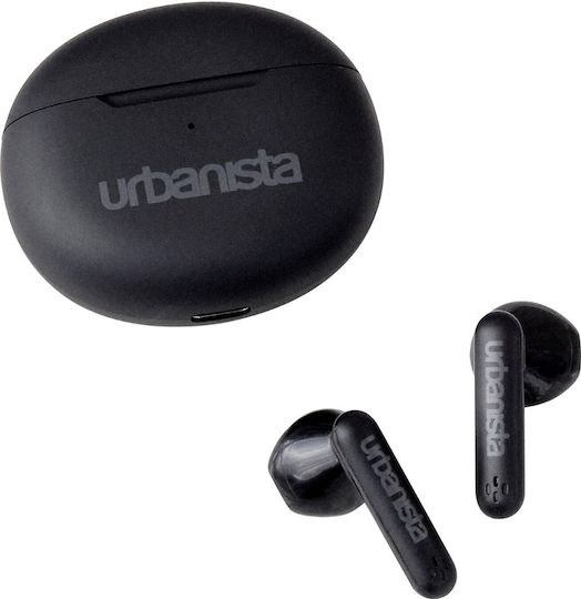 Urbanista Austin Earbud Bluetooth Handsfree Earphones with Sweat Resistance and Charging Case Midnight Black