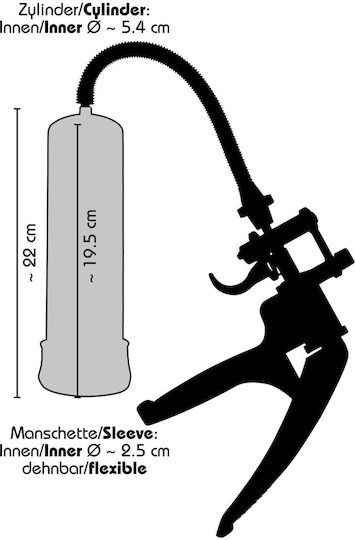 You2Toys Bang Bang Penis Pump Black 20cm