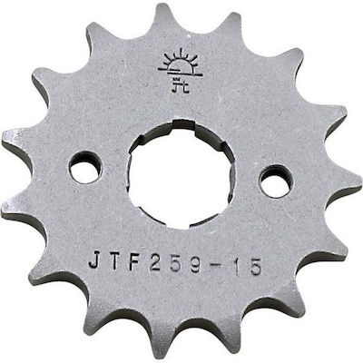 JT Sprockets Γρανάζι Μπροστά 15 Δοντιών για Honda Mtx / Daelim Daystar 125