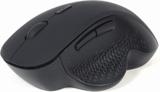 Gembird MUSW-6B-02 Wireless Ergonomic Mouse Black