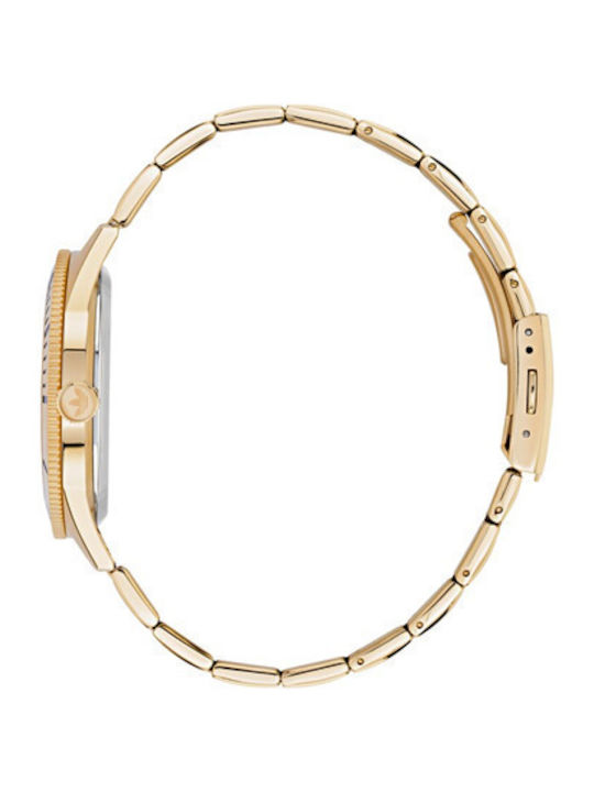 Edition Three Ceas Bărbați 41mm Baterie cu Aurie Brățară Oțel Inoxidabil