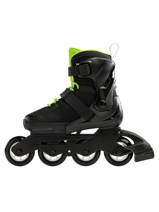 Rollerblade Microblade Kids Adjustable Inline Rollers Black