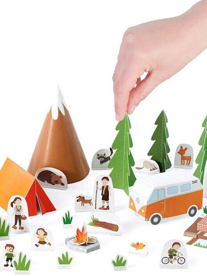 Pukaca Παιχνίδι Κατασκευών Χάρτινο Camping για Παιδιά 6+ Ετών