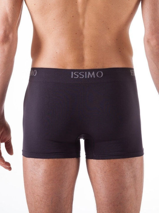 DIANA -A211 Men's Sports Elastic Boxer from Microfibre Black