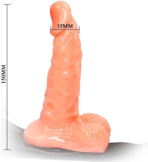 Baile Ultra Passionate Harness Sensual Comfort Strap-on Harness with Dildo 15.5cm in skin color