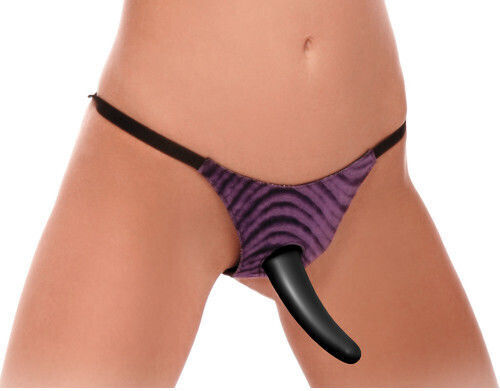 Pipedream Fetish Fantasy Series Vibrating Strap-On For Him Harness with Dildo 13cm and Vibration in Black Color