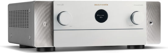 Marantz Cinema 50 Home Cinema Receiver 4K/8K 9 Channels 110W/8Ω 150W/6Ω with HDR and Dolby Atmos Silver