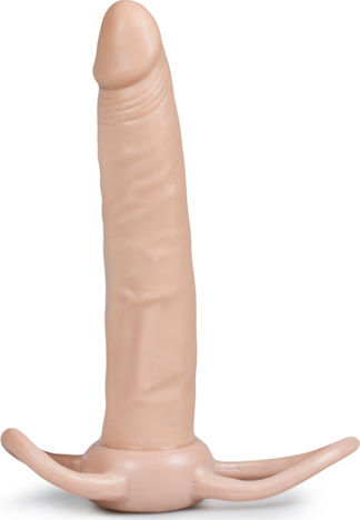 Calexotics Accommodator Dual Penetrator με Dildo 13cm στο χρώμα του δέρματος