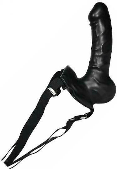 You2Toys Switch Latex Umschnall Penis Арсенал с Единично Дилдо 19см в Черен цвят