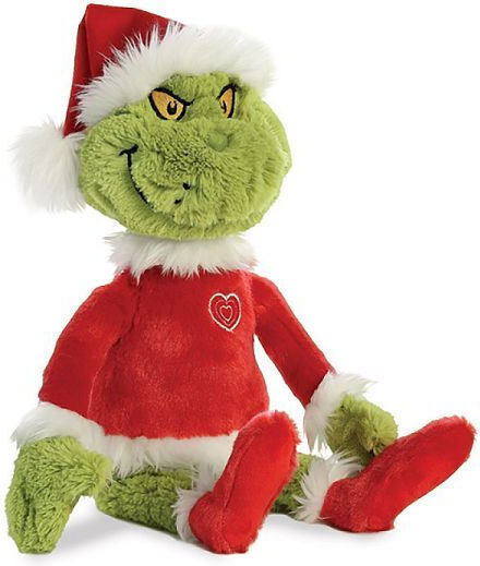 Aurora Plush Santa Grinch Christmas 46 cm