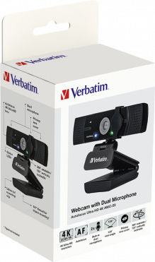 Verbatim AWC-03 Web Camera 4K με Autofocus 49580