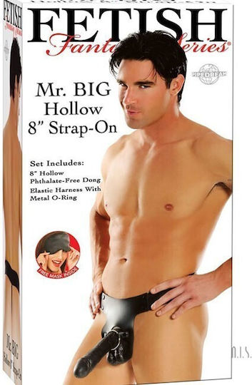 Pipedream Fetish Fantasy Series Mr. Big Арсенал с Единично Дилдо 20см в Черен цвят