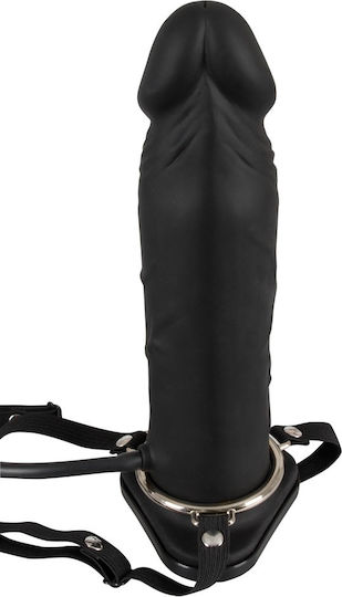 You2Toys Inflatable Strap-On Арсенал с Единично Дилдо 18.5см в Черен цвят
