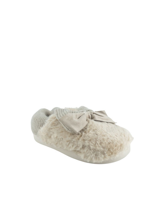 Jomix Kids Slipper Closed-Toe Beige