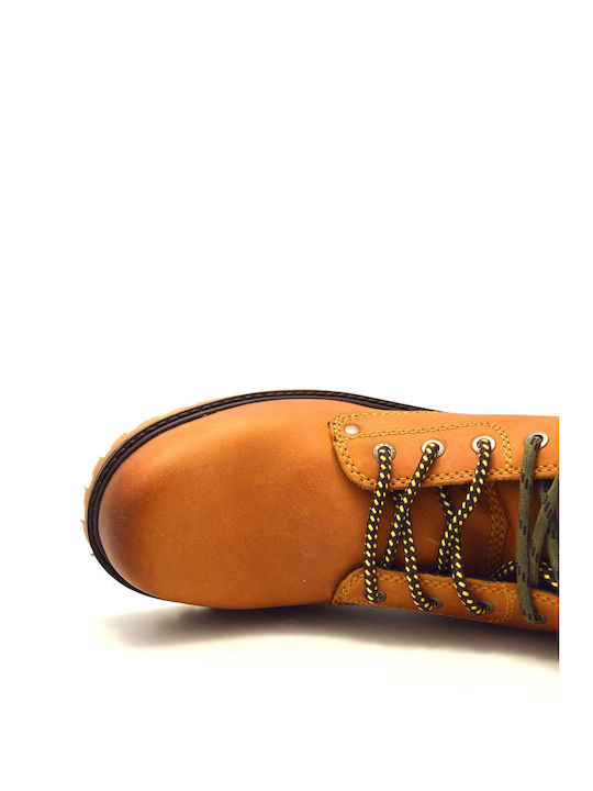 Leather Yellow Boots Anatomical