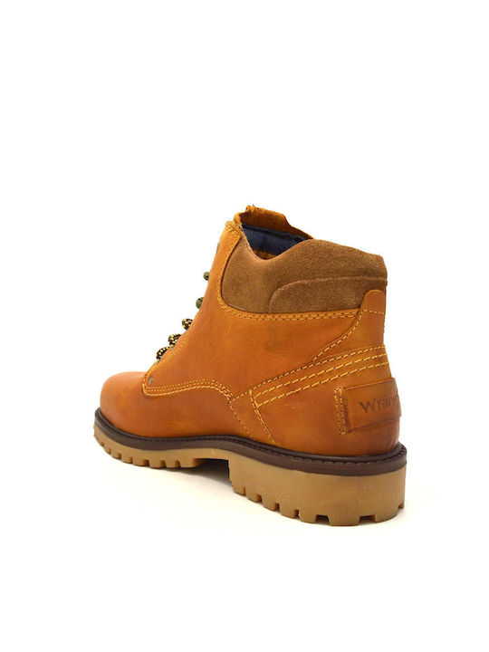 Leather Yellow Boots Anatomical