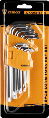 Deko Set mit 9 Torx-Schlüsseln