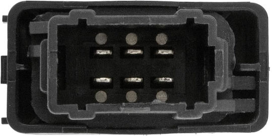 NTY Car Window Switch for Citroen C-Elysee Peugeot 301 6pin Black