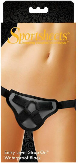 Sportsheets Entry Level Strap On Waterproof Harness σε Μαύρο Χρώμα