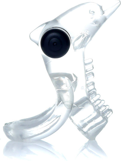 Boss Of Toys Dolphin Vibrant Inel Cock Silicon Clear 67-00050