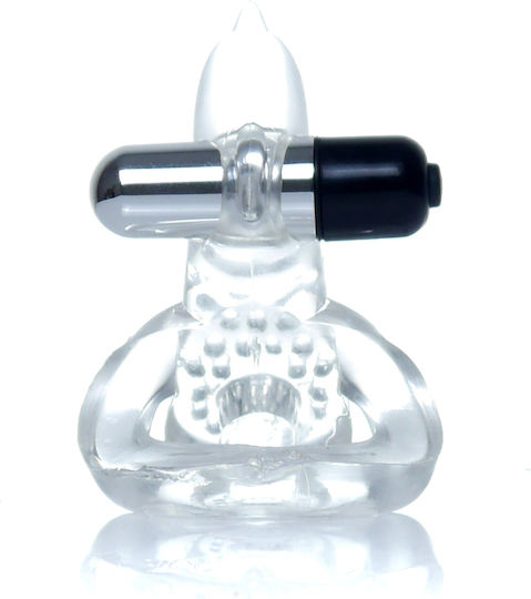 Boss Of Toys Dolphin Vibrant Inel Cock Silicon Clear 67-00050