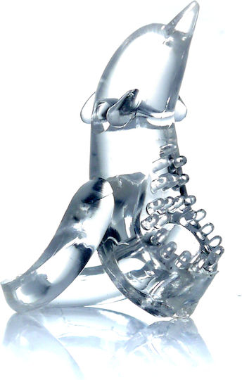 Boss Of Toys Dolphin Vibro CockRing Clear