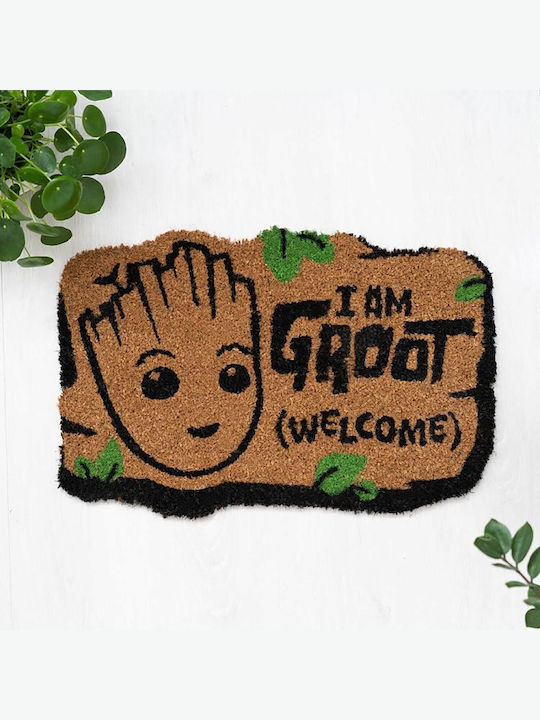 Grupo Erik Entrance Mat made of Coir Marvel Groot Beige 40x60cm