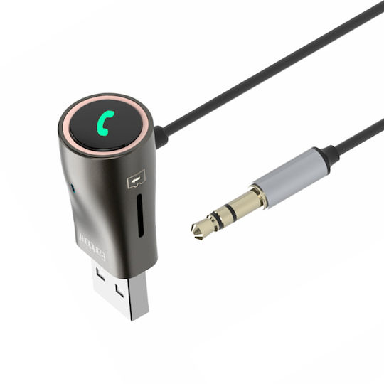 Earldom Bluetooth Receiver with 3.5mm Jack Output Port and Microphone