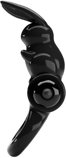 Pretty Love Exciting Ring Vibrating Cockring Black