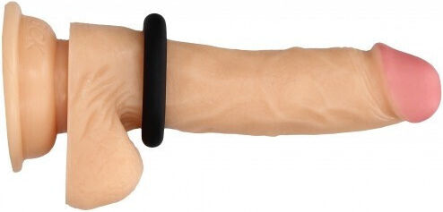 Shots Round Cock Ring Set Black
