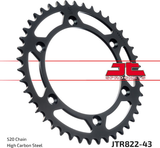 JT Sprockets Pinion spate 43 Dinți pentru Husqvarna ТЕ