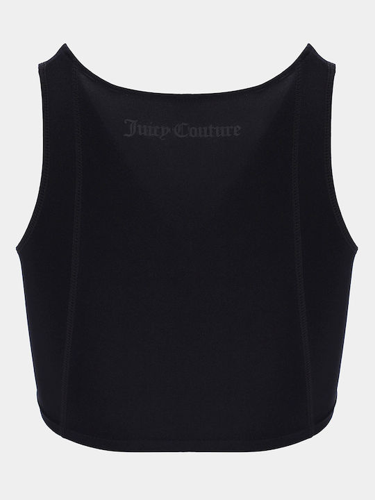 Juicy Couture Women's Sports Bra without Padding Black