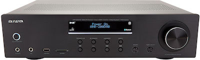 Aiwa Τελικός Ενισχυτής Hi-Fi Stereo AMR-200DAB/BK 100W/4Ω Μαύρος