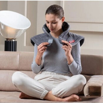 Imetec Intellisense Cervical Shoulder/Neck Heating Pad Gray 52x47cm