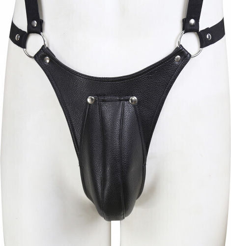 Naughty Toys Männliches Gurtzeug Schwarzes