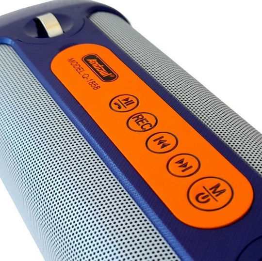 Andowl Q-1858 Ηχείο Bluetooth 3W Μπλε