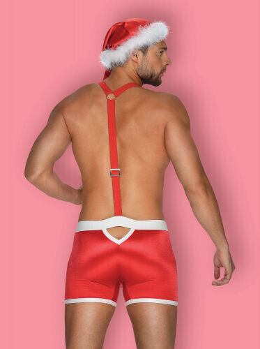 Obsessive Mr Klaus Boxer, Suspenders & Santa Hat
