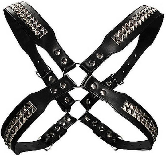 Shots Men's Pyramid Stud Body Harness