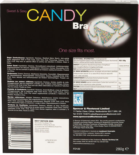 Spencer & Fleetwood Ltd Candy Bra Ερωτικό Βρώσιμο Δώρο