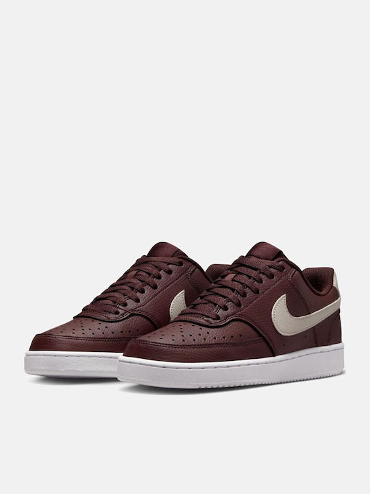Nike Court Vision Low Next Nature Adidași Burgundia Crush / Alb / Os Deschis