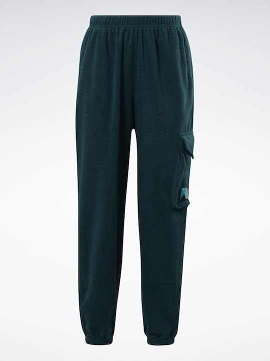 Classics Winter Sweatpants Jogger Velvet Forest Green