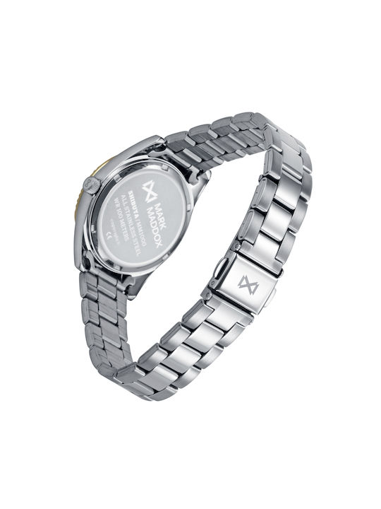 Mark Maddox Shibuya Watch with Metal Bracelet Silver