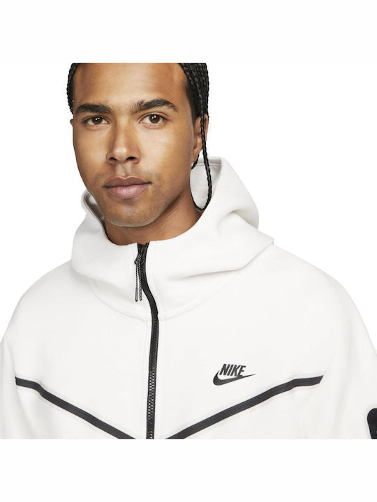 Sportswear Tech Fleece Cardigan With White Hood