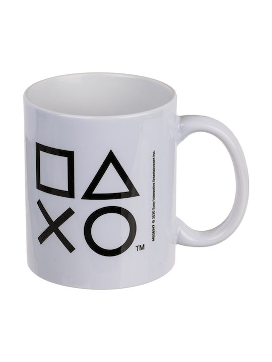 Out of the Blue Playstation Ceramic Mug White 325ml