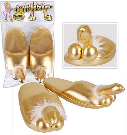 You2Toys Golden Penis Slippers Αστείο Sexy Δώρο