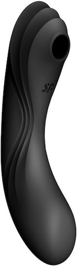 Satisfyer Curvy Trinity 4 Αναρροφητής Αιδοίου με Δόνηση Black